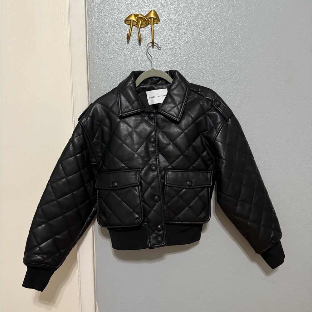 Rebecca minkoff  Black Quilted Jacket